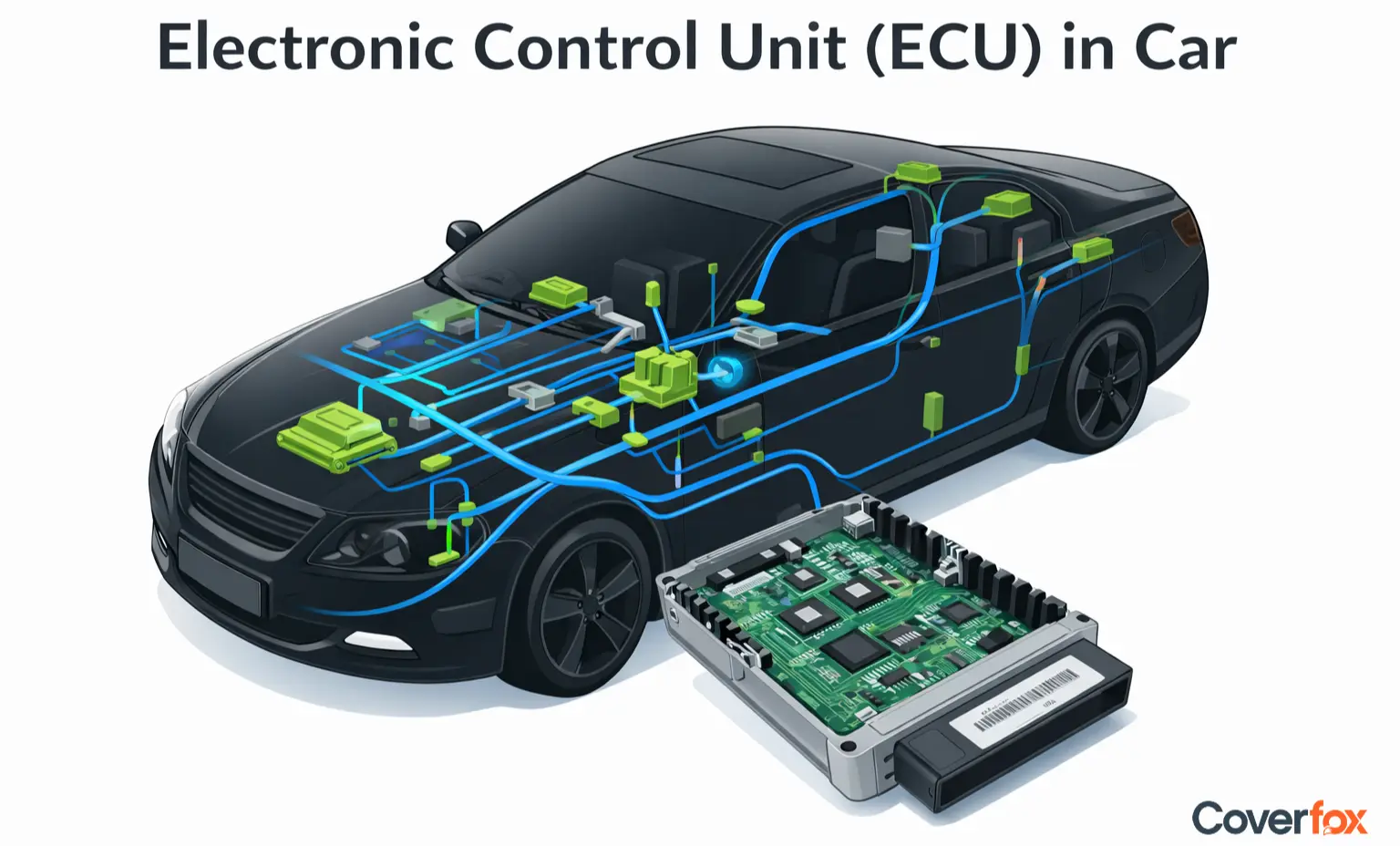 Electronic Control Unit (ECU) in Car